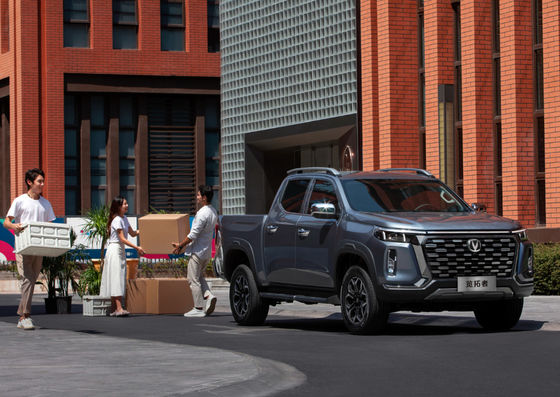 Fast Ship Automobile DCT Turbo Changan Explorer Pickuptruck China Barato 163Ps Automóvel de óleo de gás novo personalizável